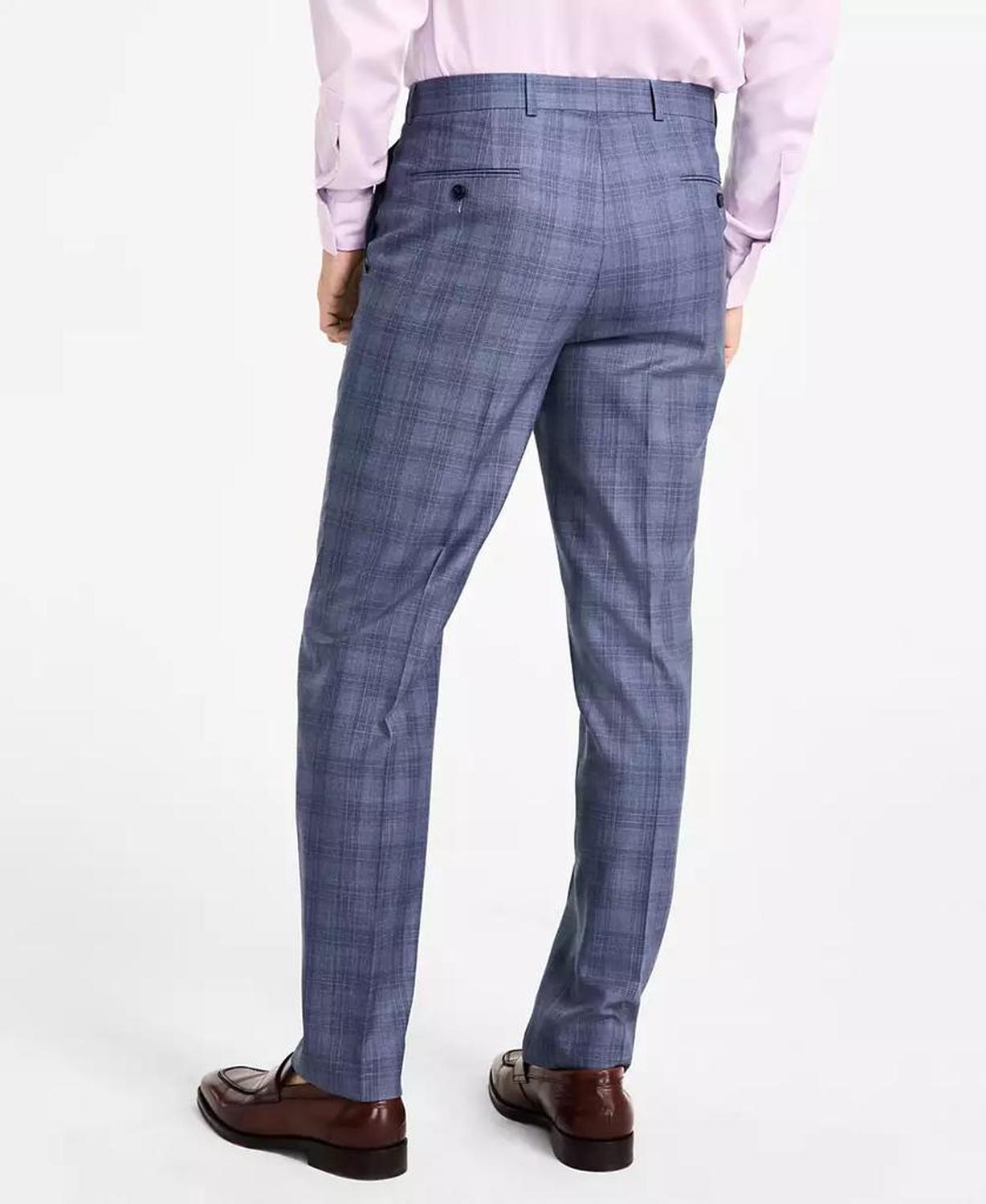 Men's Classic Fit Wool Blend Suit Pant