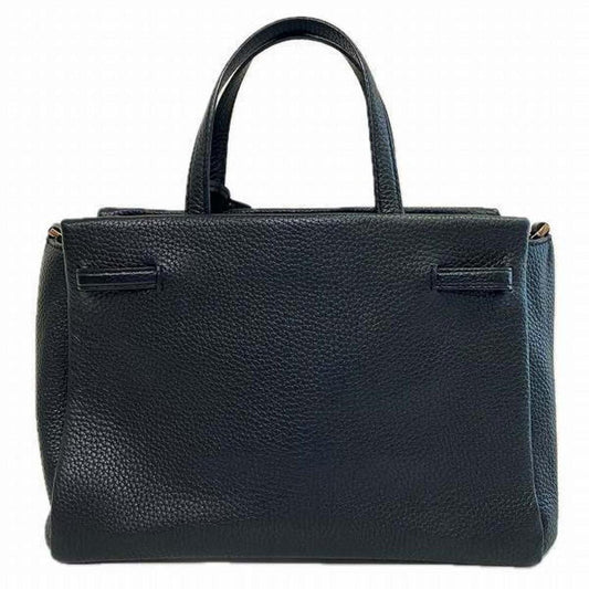 Leather Handbag Shoulder Bag (Pre-Owned)