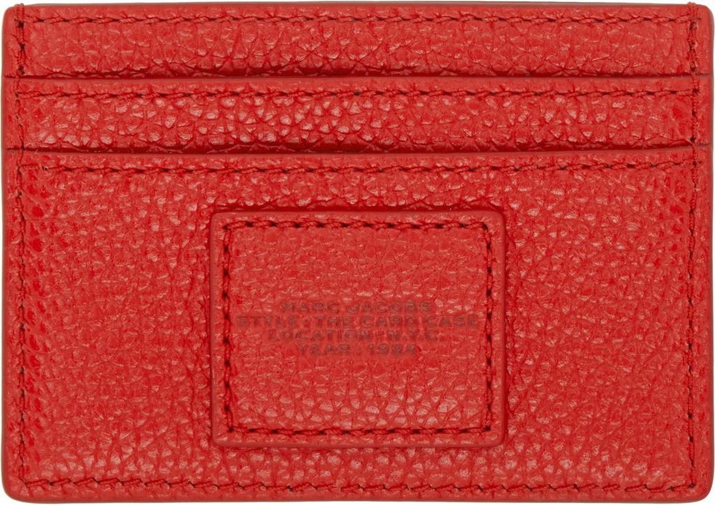Red 'The Leather Card Case' Card Holder