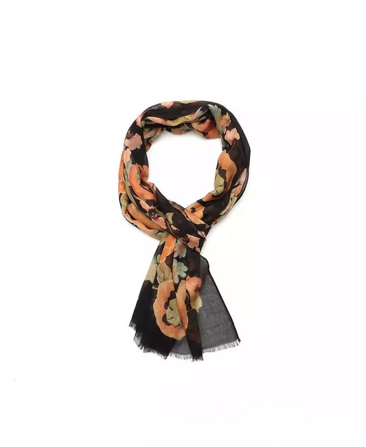 Women's Bad Taste Floral Printed Oblong Scarf