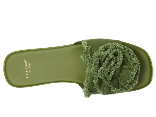 Flourish Canvas Flat Sandal