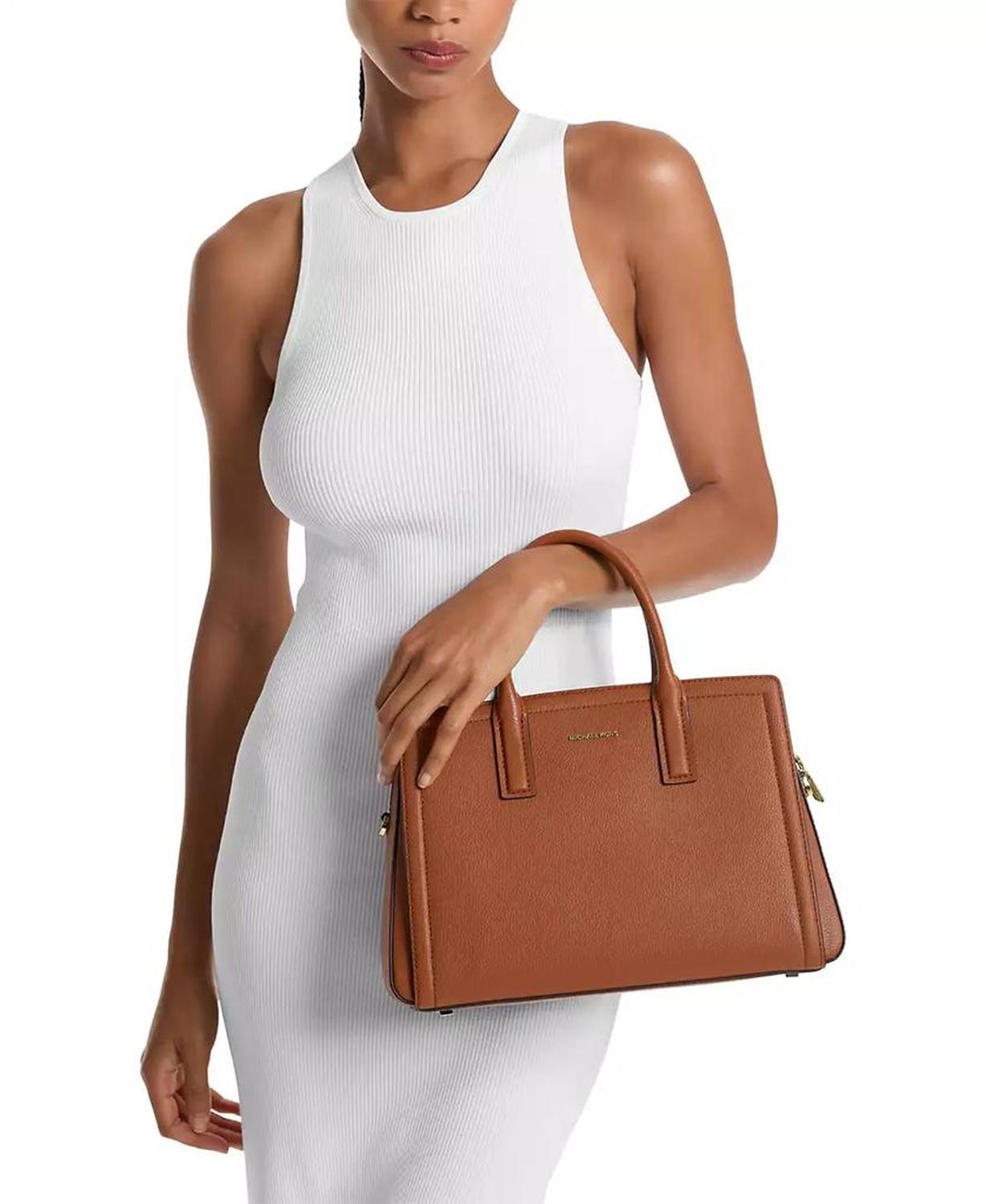 Laila Medium Leather Crossbody Satchel