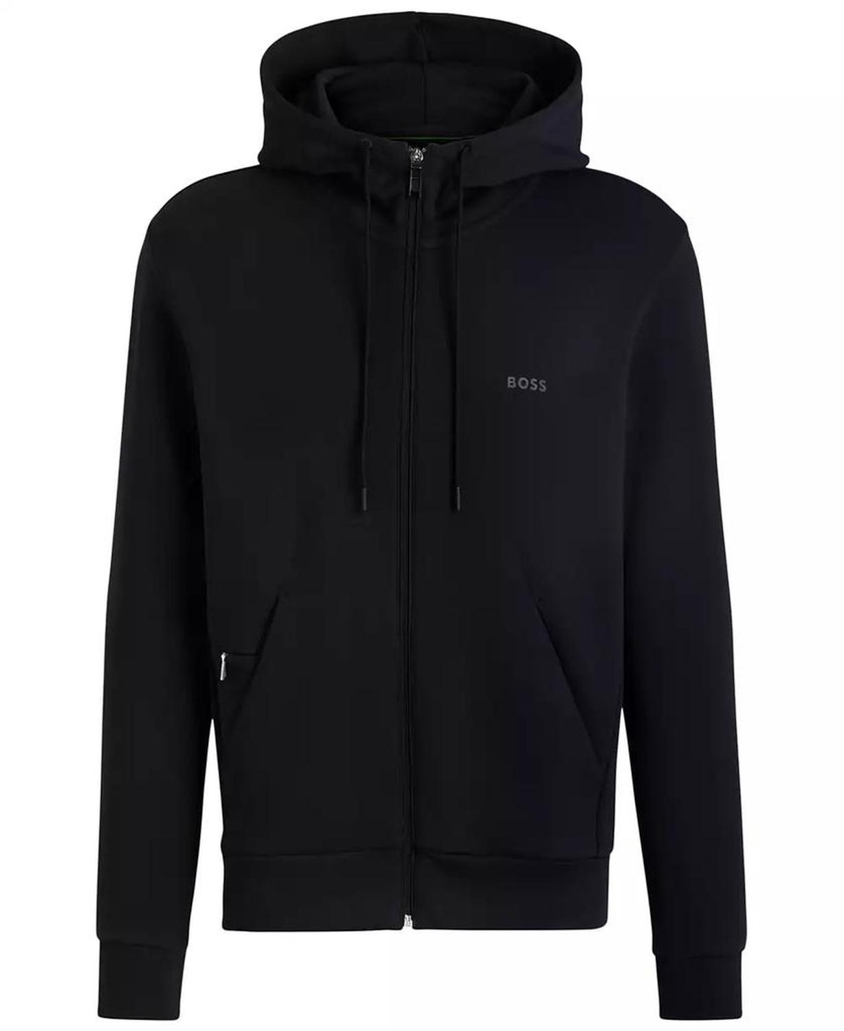 Men's Logo Print Zip-Up Hoodie