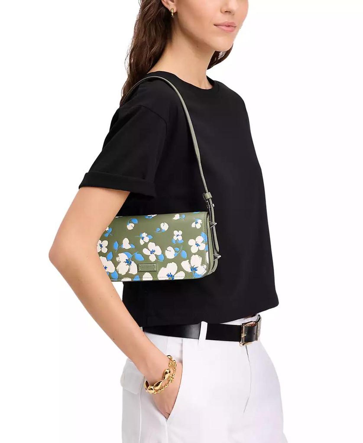 Liv Painterly Bouquet Mini Leather Shoulder Bag