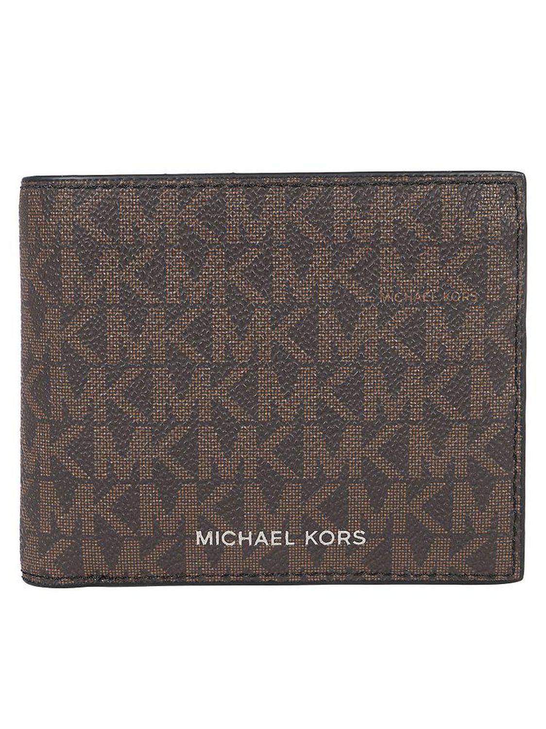 Michael Kors Greyson Logo Lettering Bi-Fold Wallet