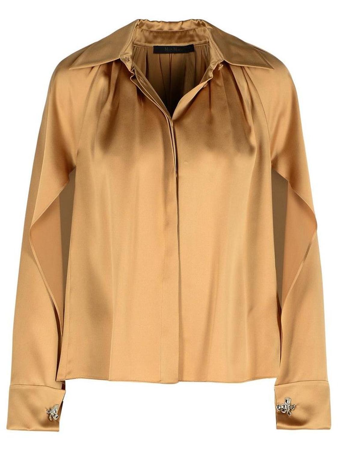 Salice' Beige Silk Shirt