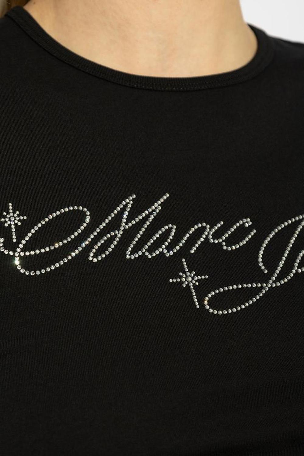 Marc Jacobs Charm Logo Shrunken T-Shirt