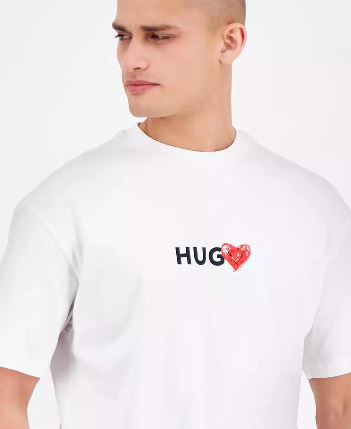 HUGO by Men's Dewdam 10258021 01 Relaxed-Fit Graphic T-Shirt