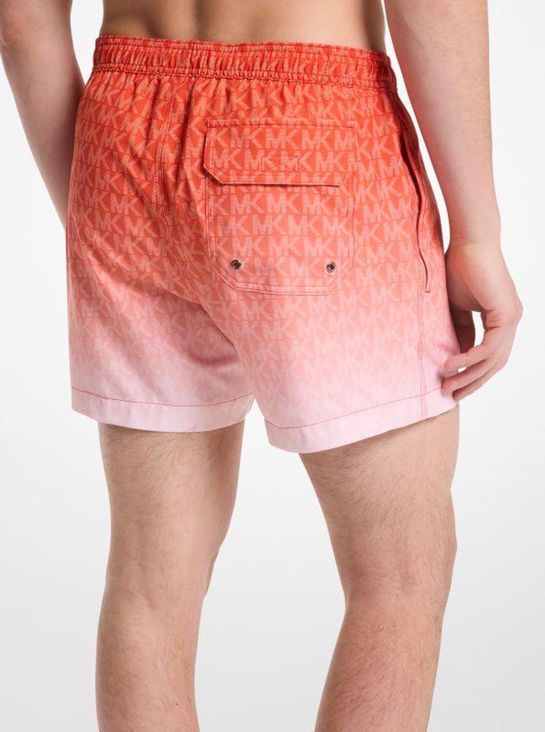 Ombré Signature Logo Swim Trunks