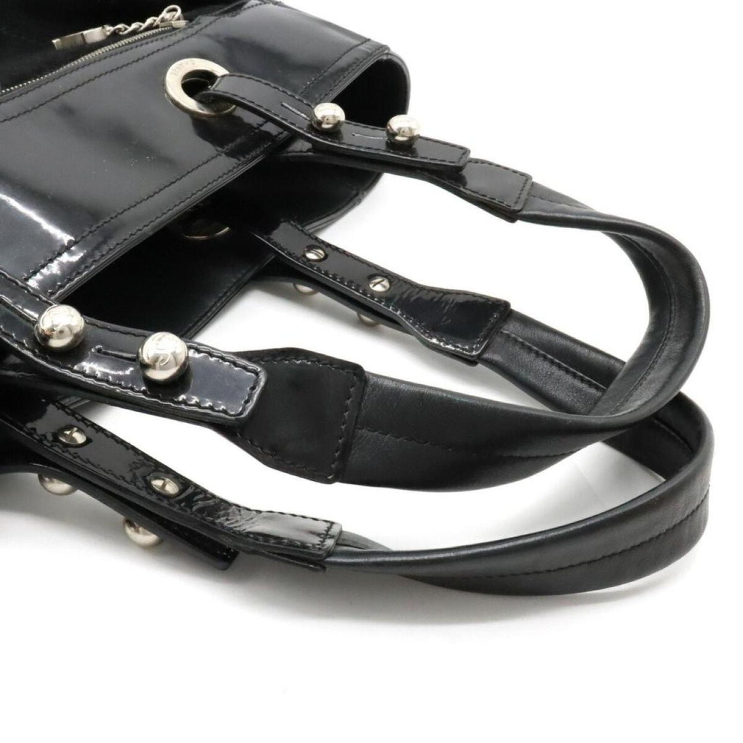 Chanel Patent Leather Tote Bag (Pre-Owned)