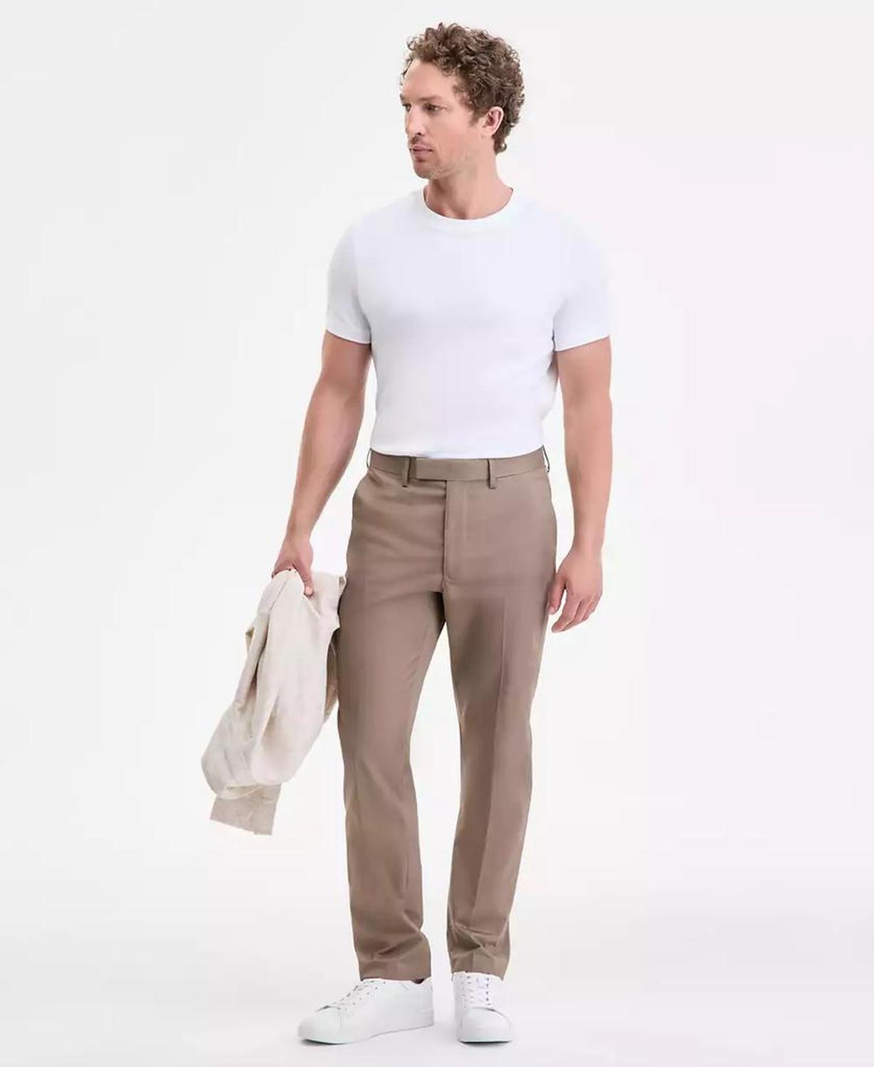 Men's Tab-Front Tech Pants