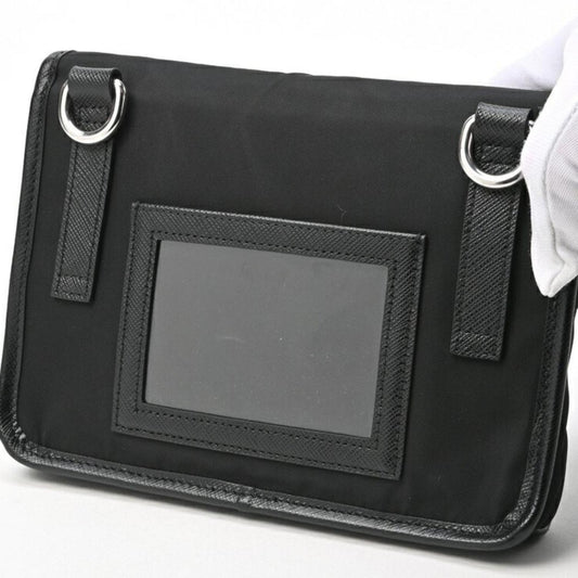 Prada Re-Nylon Synthetic Shoulder Bag (Pre-Owned)