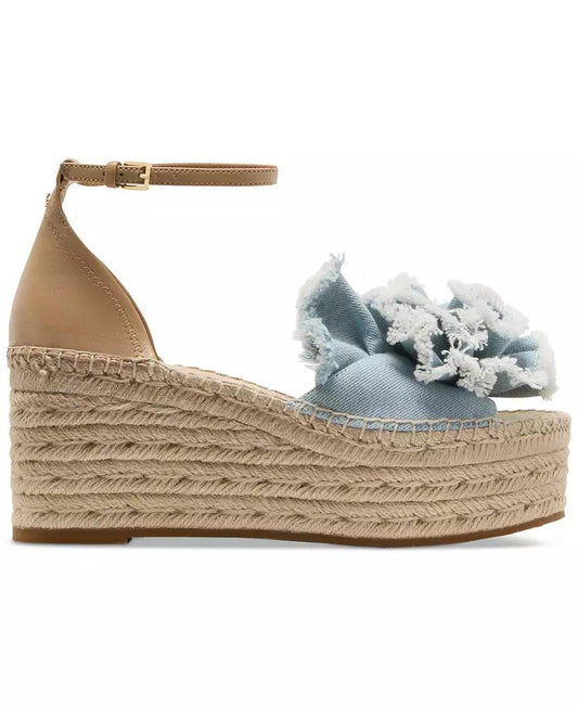Women's Flourish Denim Espadrille Wedge Sandals