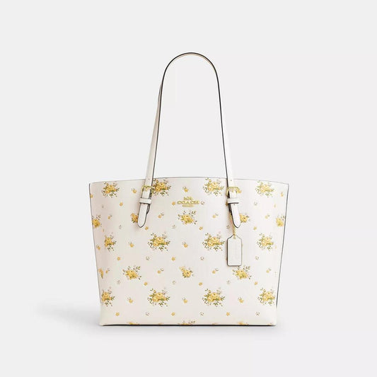 Mollie Tote Bag With Floral Print
