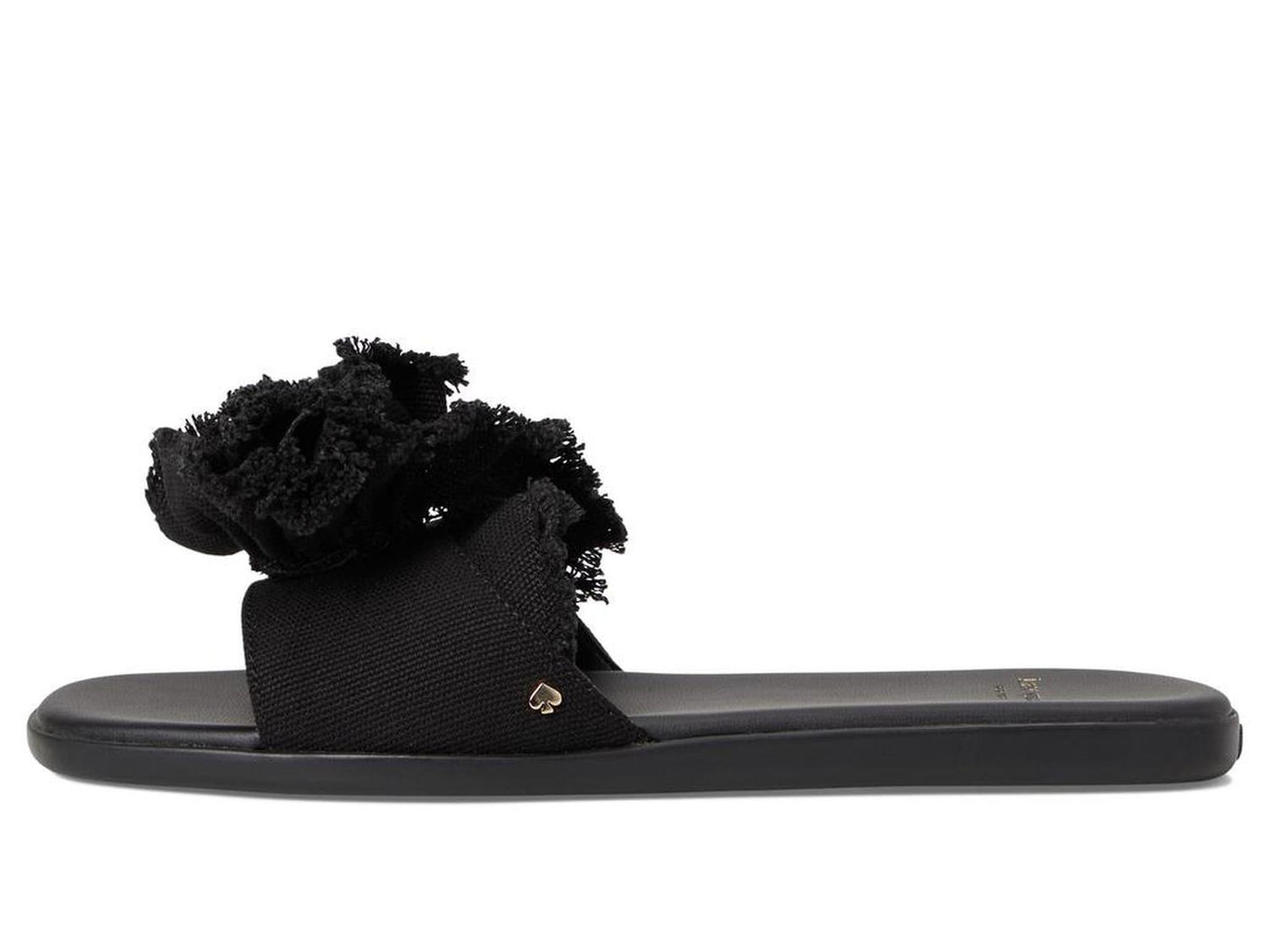 Flourish Canvas Flat Sandal