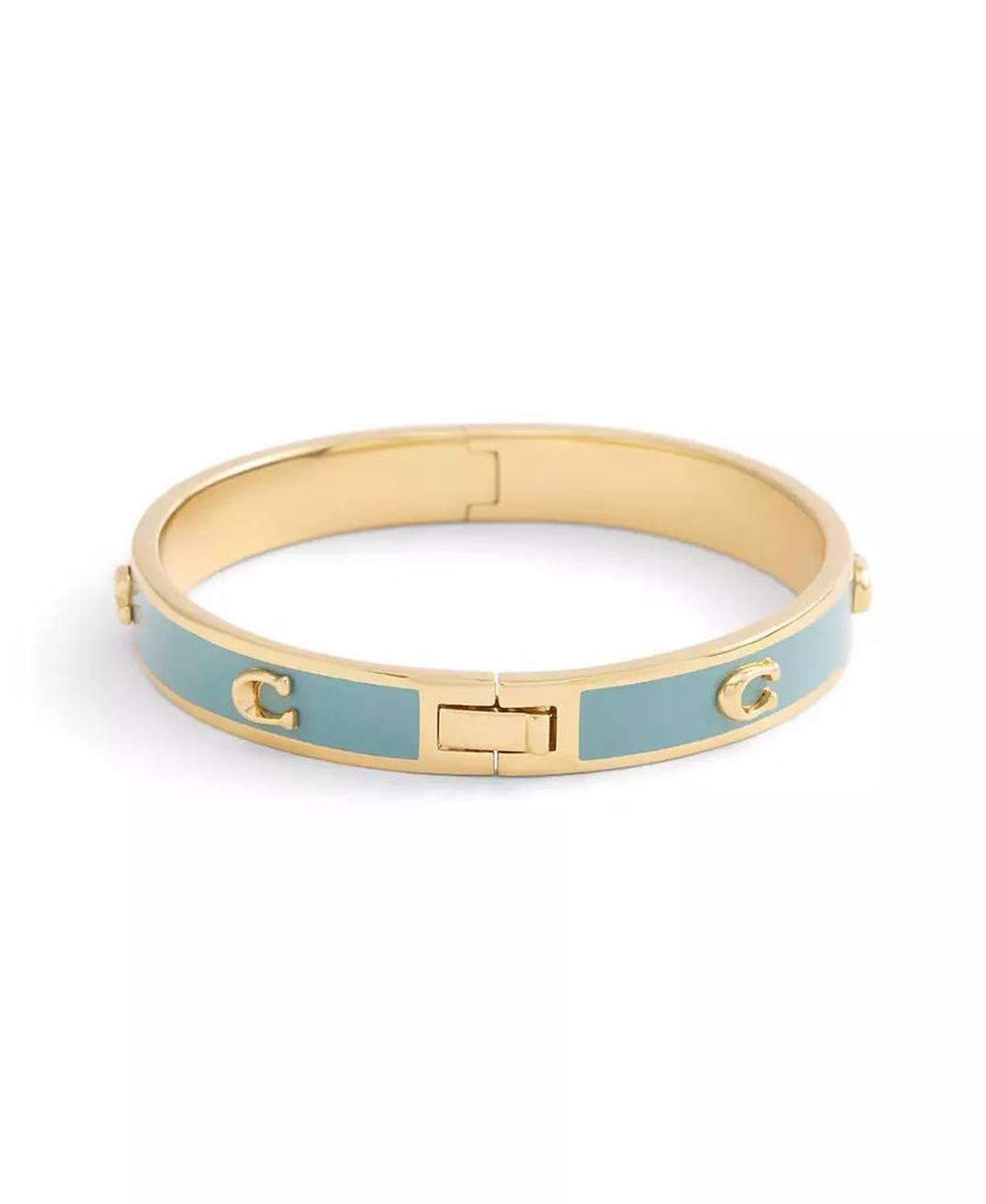 Signature C Enamel Bangle Bracelet