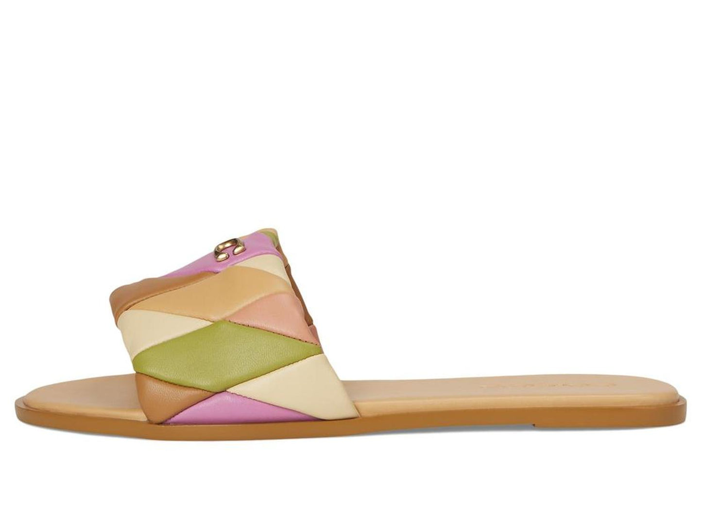 Holly Quilted Patchwork Leather Sandals