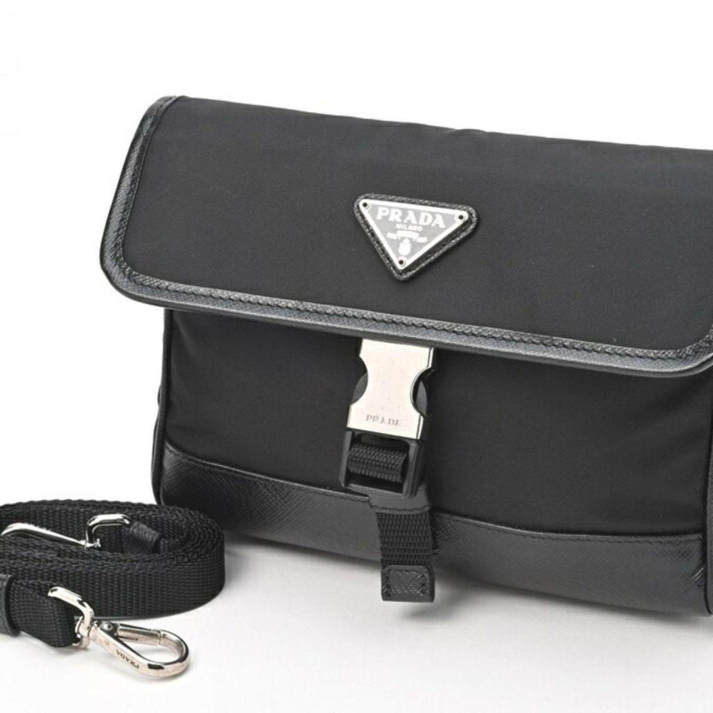 Prada Re-Nylon Synthetic Shoulder Bag (Pre-Owned)