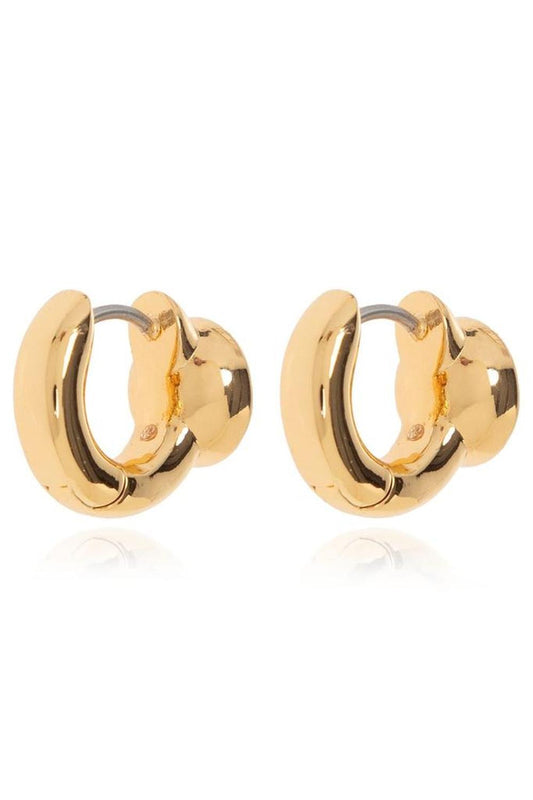 Kate Spade Keep Sparkling Round Huggies Earrings