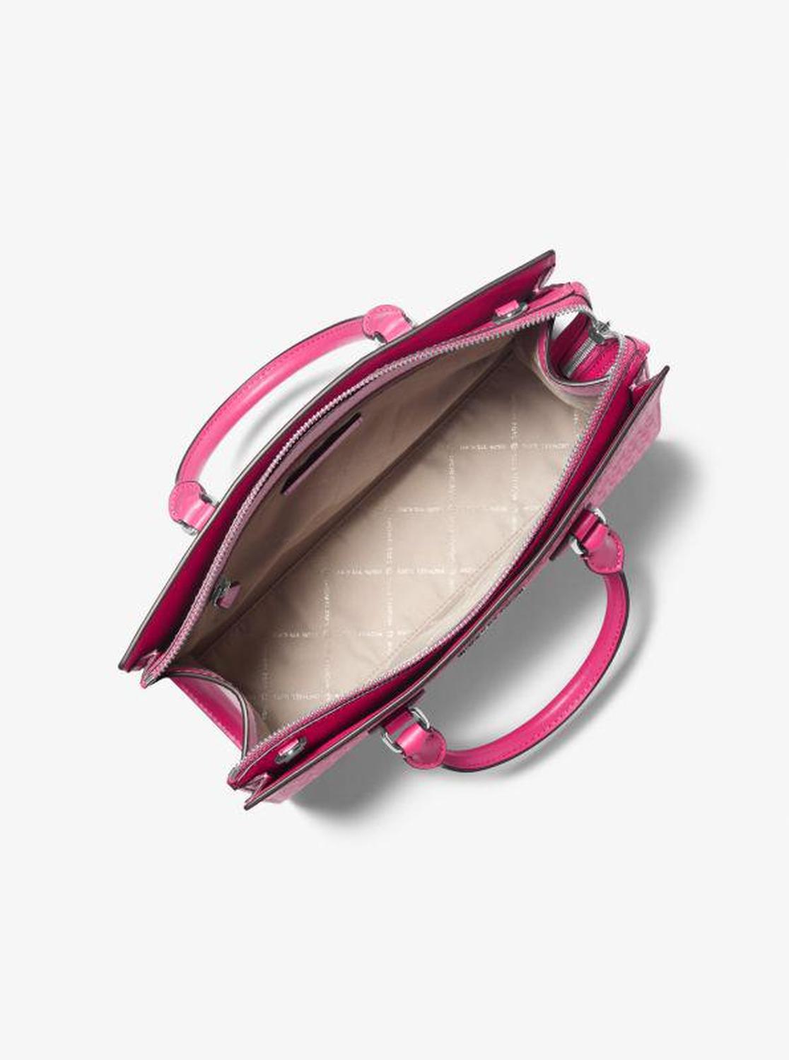 Sheila Medium Ombré Signature Logo Satchel