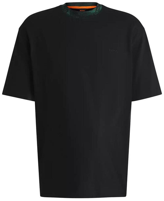 Men's Artwork Collar Relaxed Fit T-Shirt