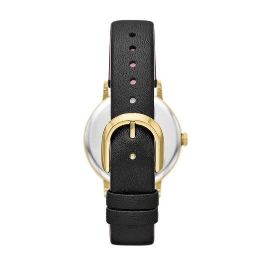 kate spade new york women's metro three-hand, gold-tone stainless steel watch