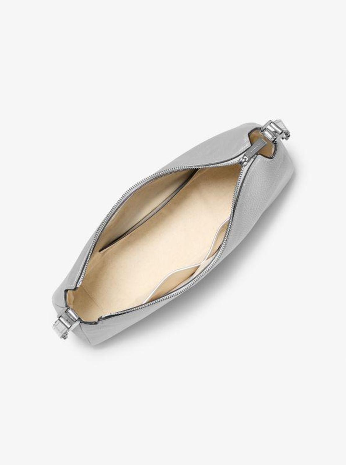 Nolita Medium Metallic Pebbled Leather Convertible Shoulder Bag