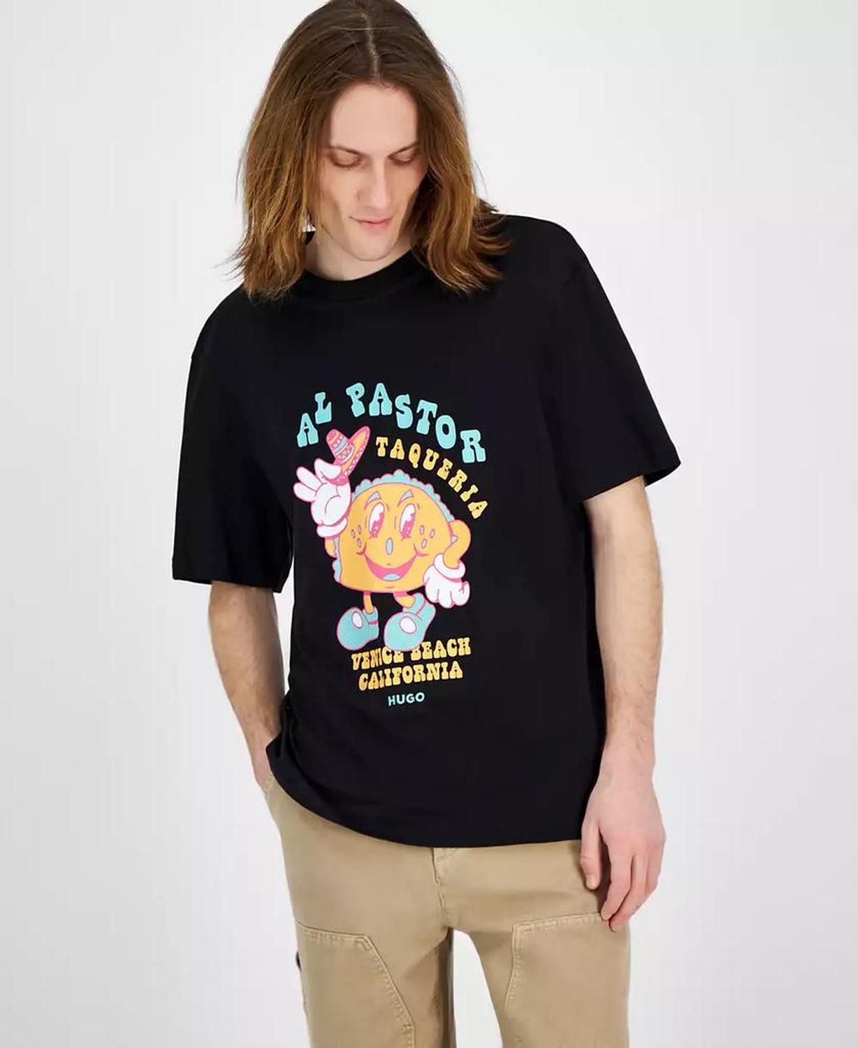 Men's Nugotacos Short Sleeve Crewneck Graphic T-Shirt