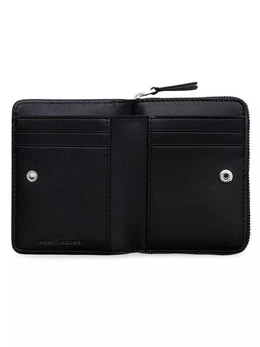 The Mini Cheetah Leather Compact Wallet