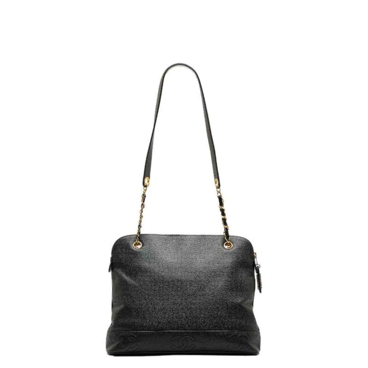Chanel Triple Coco Leather Shoulder Bag (Pre-Owned)