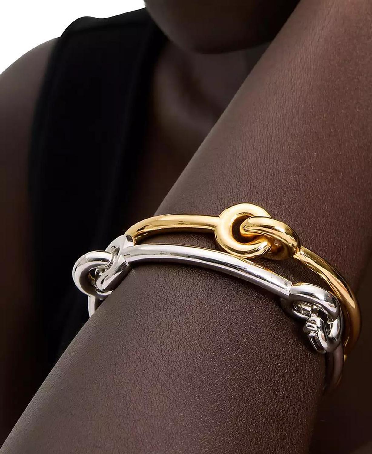 Interlock Bangle Bracelet