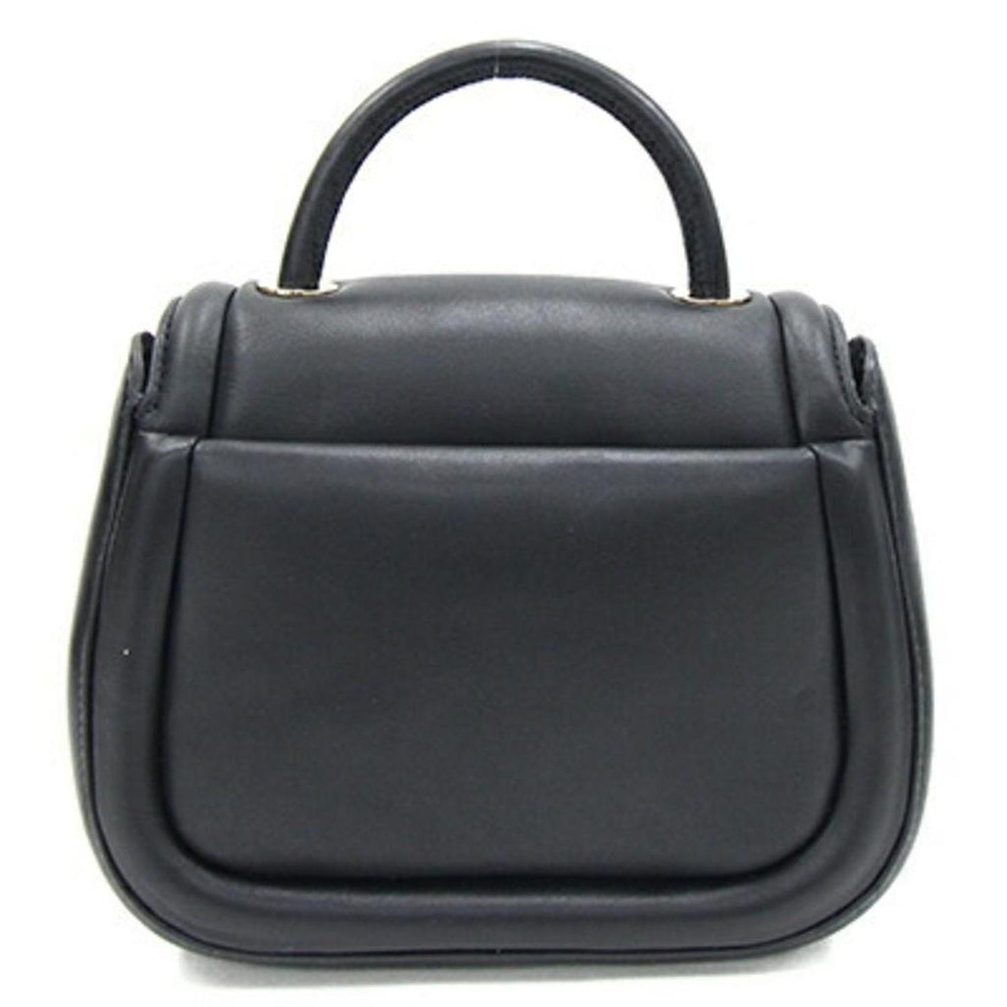 Leather Handbag Shoulder Bag (Pre-Owned)