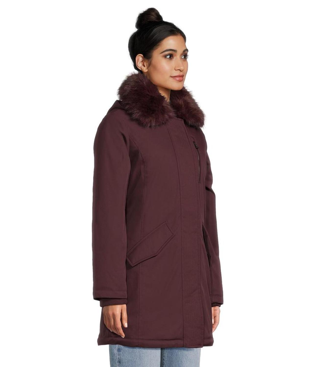 Down Jacket w/ Faux Fur Collar M826556B74