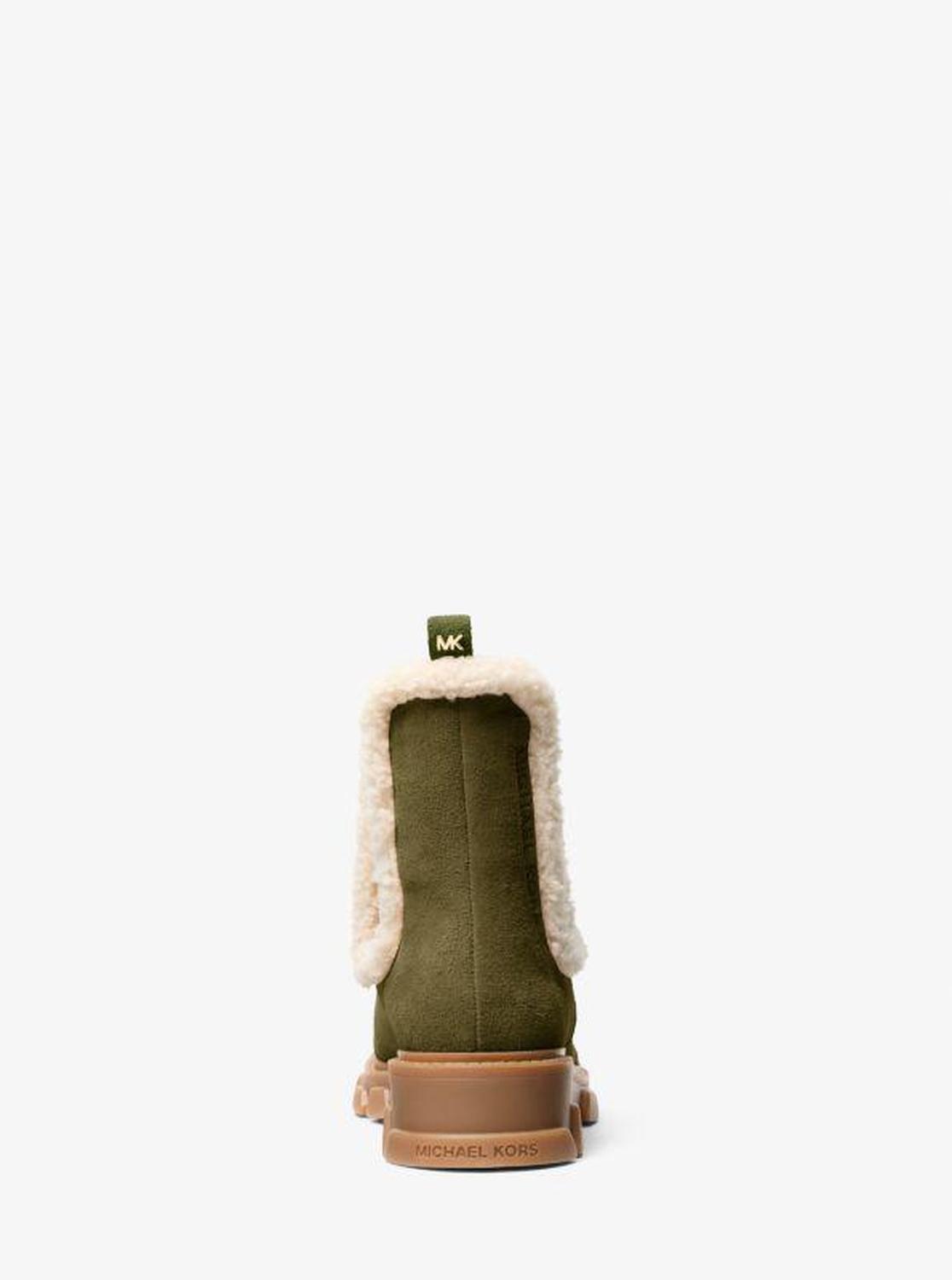 Ridley Suede and Faux Shearling Boot