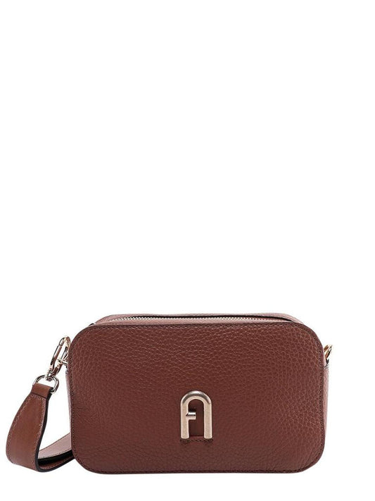 Furla Logo-Plaque Zipped Mini Crossbody Bag