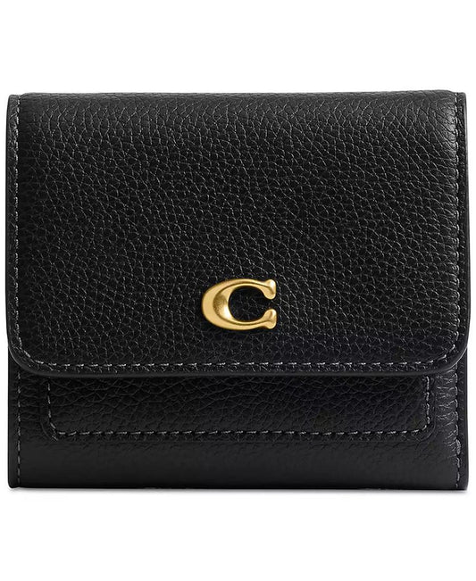 Mila Small Leather Flap Wallet