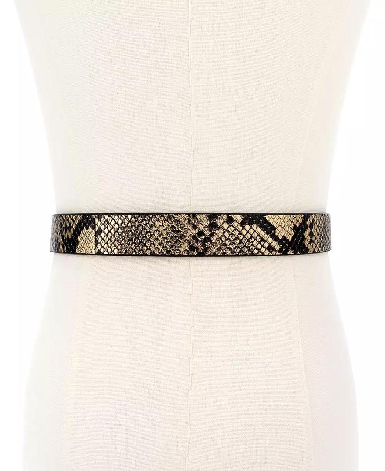 Women's Reversible Snake Pattern Belt