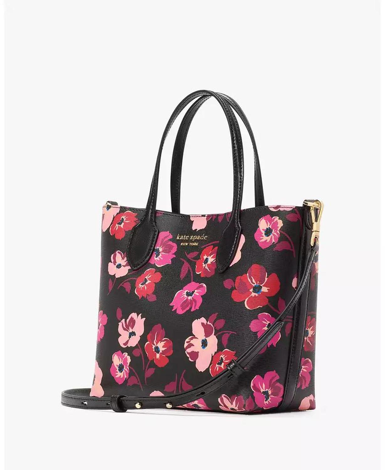 Women's Bleecker Fall Poppies Medium Tote Bag