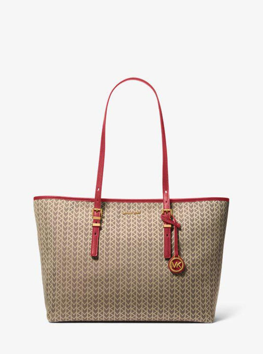 Quinn Large MK2000 Logo Jacquard Tote Bag
