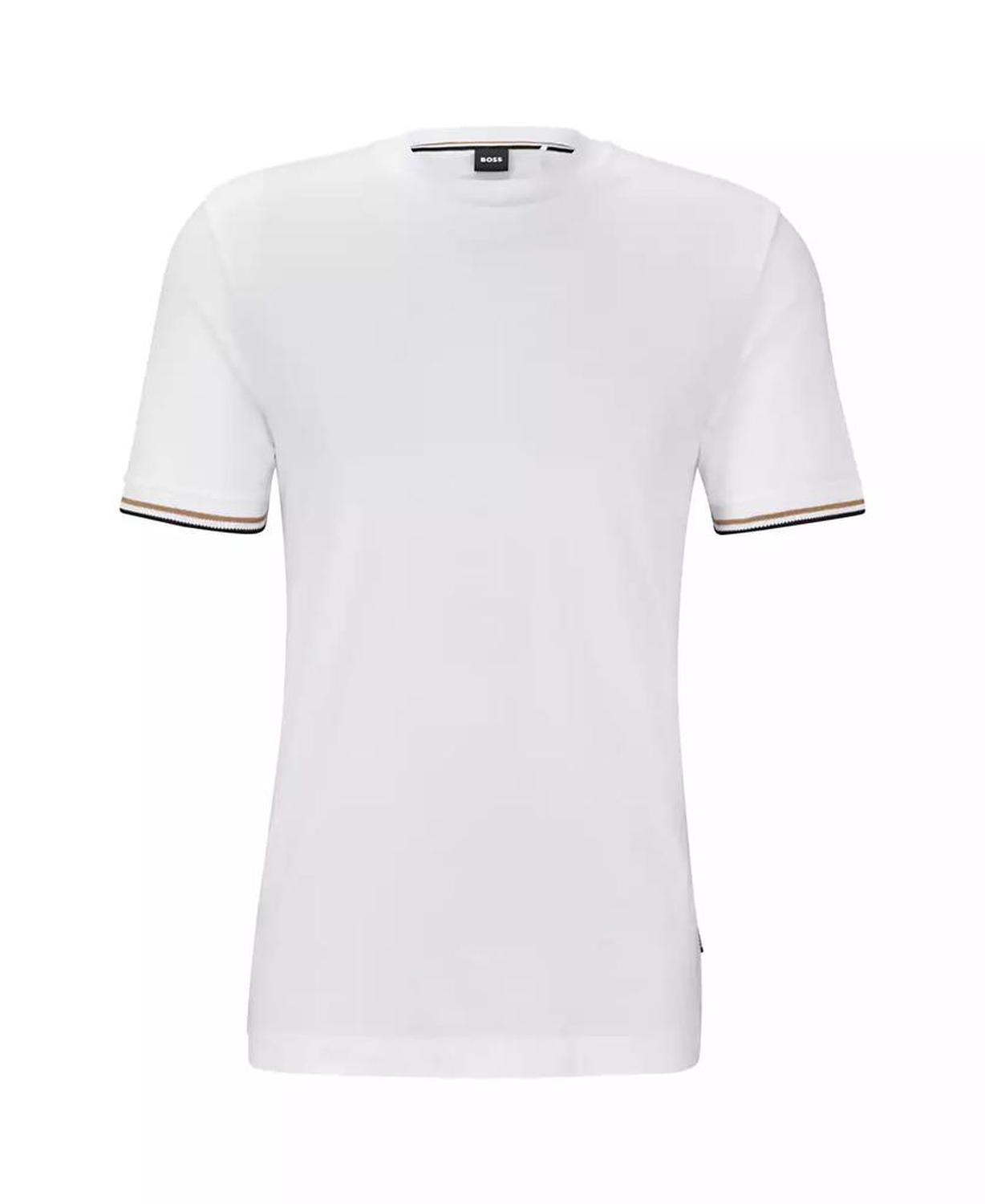 Men's Signature-Stripe Cuffs T-shirt