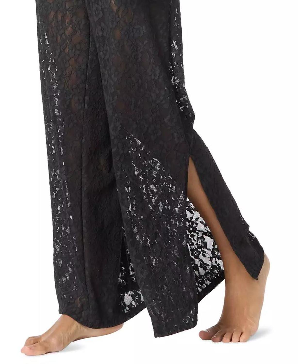 Women's Lace Wide-Leg Cover-Up Pants