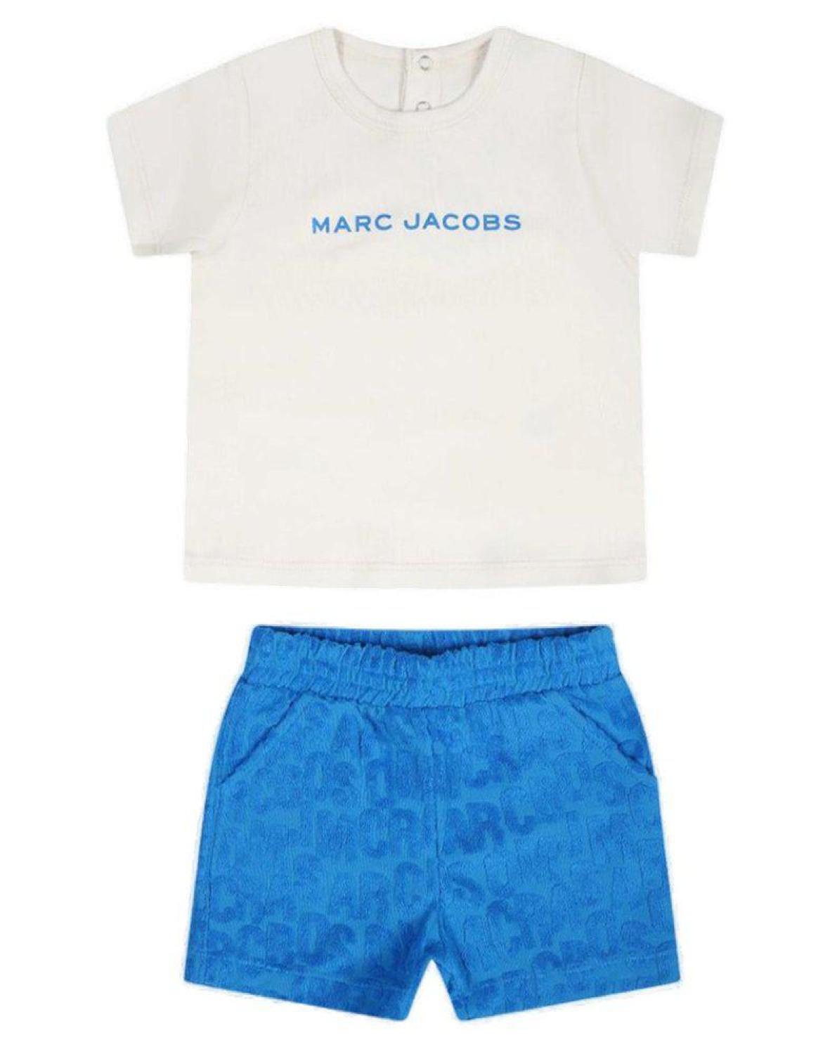 The Marc Jacobs Kids Logo-Printed Crewneck Shorts Set