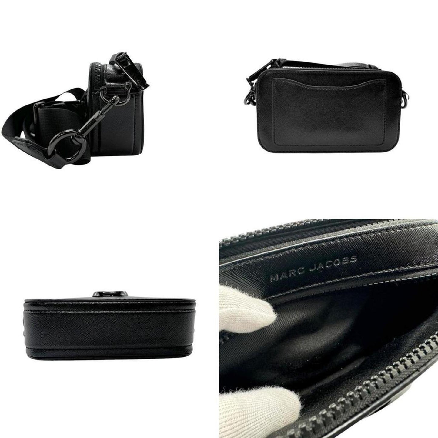 Leather Canvas Shoulder Bag (Pre-Owned)