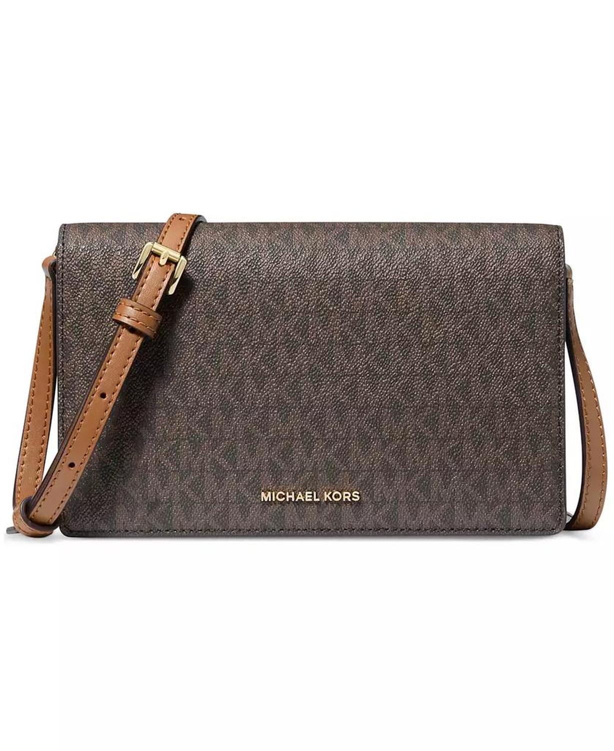 Jet Set Logo Medium Flap Crossbody
