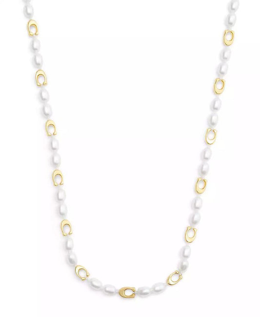 Faux Cultivated Pearl Signature Heritage Collar Necklace
