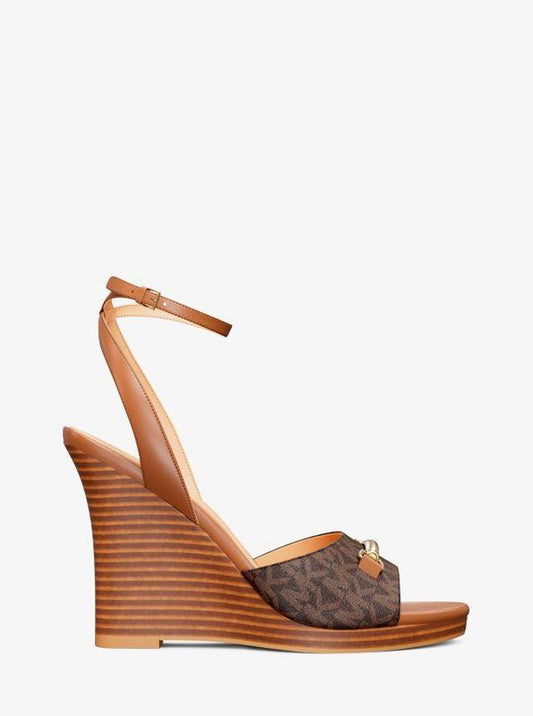 Carson Signature Logo Wedge Sandal