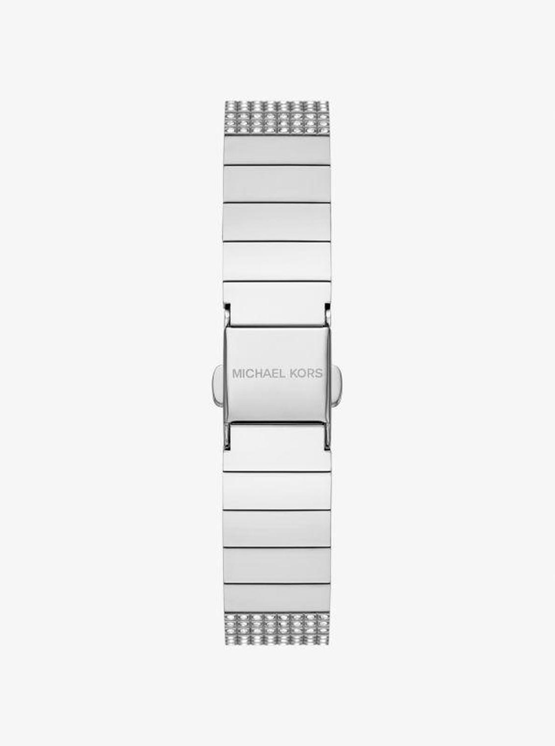 Mini Darrington Pavé Silver-Tone Watch