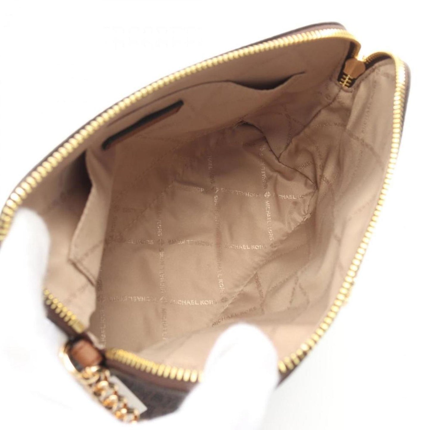 Coated Canvas Leather Shoulder Bag Weekend Bag (Pre-Owned)