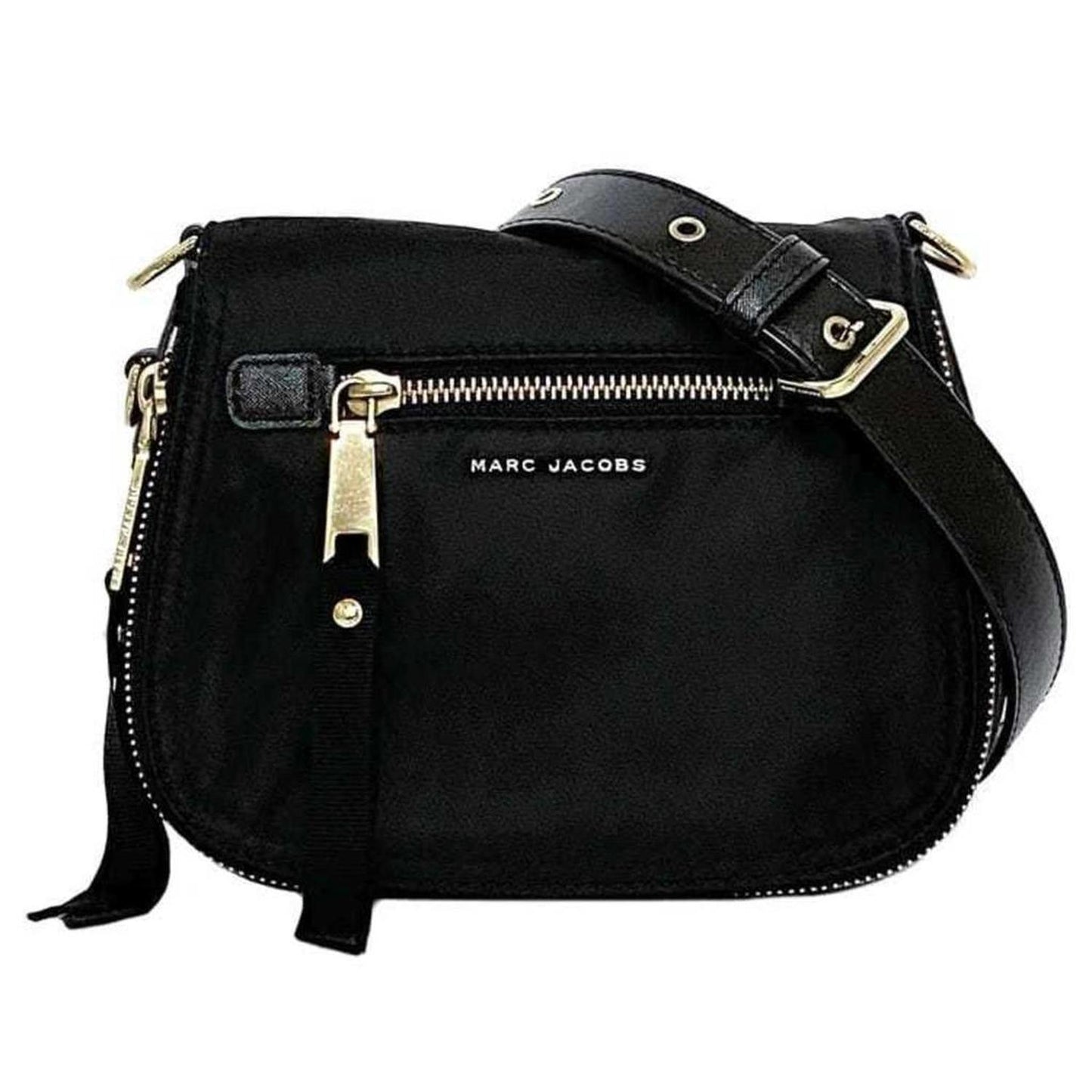 Nylon Leather Shoulder Bag (Pre-Owned)