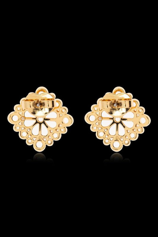 Kate Spade Spade Flower Lace Studs